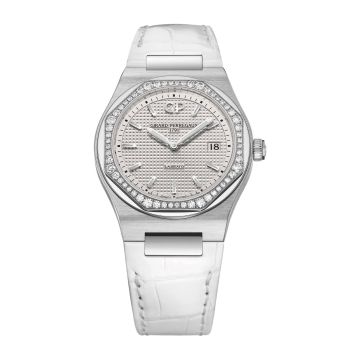 Girard-Perregaux Laureato 34 Quartz Stainless Steel / Diamond / Silver / Alligator