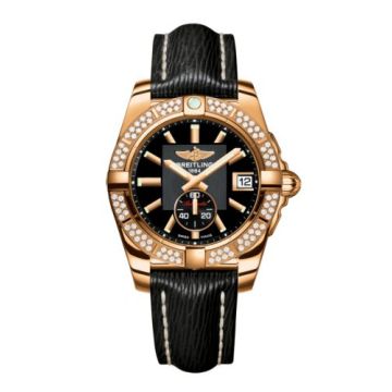Breitling Galactic 36 Automatic Rose Gold / Diamond / Volcano Black / Sahara