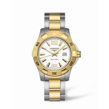 Longines Hydroconquest 39 Quartz Two Tone White