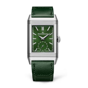 Jaeger-LeCoultre Reverso Tribute Monoface Stainless Steel / Green
