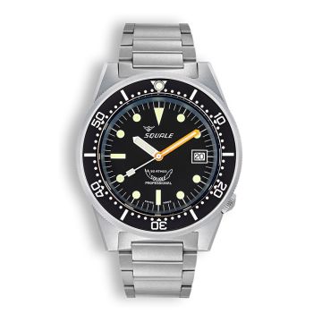 Squale 1521 Black Blasted Bracelet