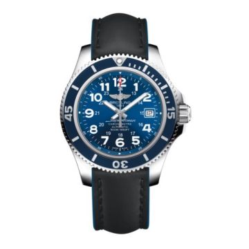 Breitling Superocean II 42 Stainless Steel / Blue / Mariner Blue / Rubber / Pin