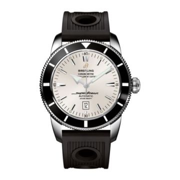 Breitling Superocean Heritage 46 Stainless Steel / Black / Stratus Silver / Rubber