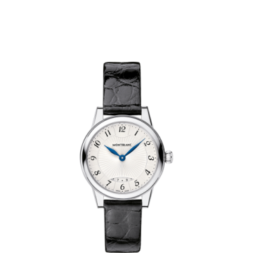 Montblanc Bohème Date 27 Stainless Steel / Silver / Alligator