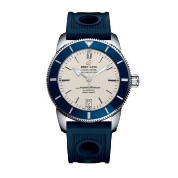 Breitling Superocean Heritage II 42 Stainless Steel / Blue / Silver / Rubber / Pin