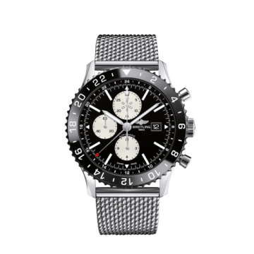 Breitling Chronoliner Stainless Steel / Black / Ocean Classic