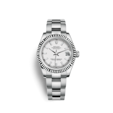 Rolex Datejust 31 Stainless Steel Fluted / Oyster / White