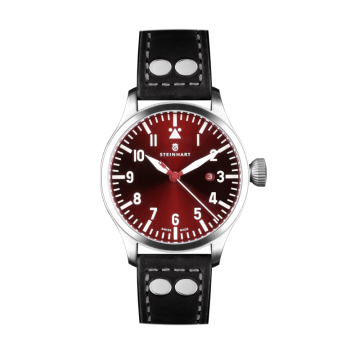 Steinhart Nav B-Uhr 44 date red