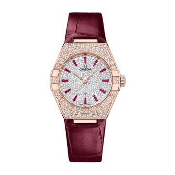 Omega Constellation Manhattan 29 Co-Axial Master Chronometer Sedna Gold / Snow