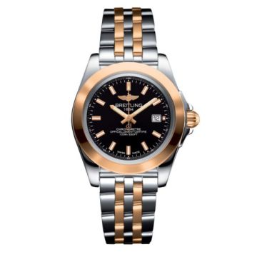 Breitling Galactic 32 Sleek Edition Stainless Steel / Rose Gold / Trophy Black / Bracelet