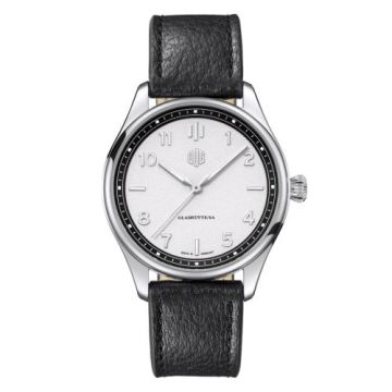 Deutsche Uhrenmanufaktur Glashütte Purist Typ 2 Stainless Steel / White
