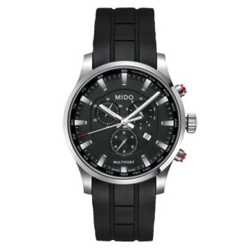 Mido Multifort Quartz Chronograph Stainless Steel / Black