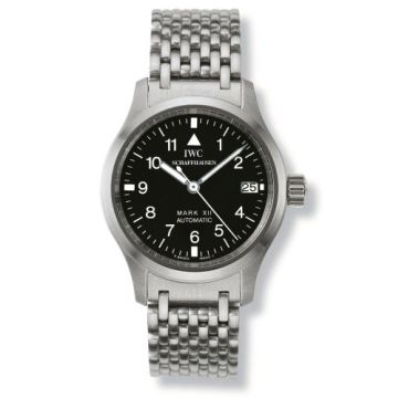 IWC Schaffhausen Lady Pilot's Watch Mark XII Stainless Steel / Black / Bracelet
