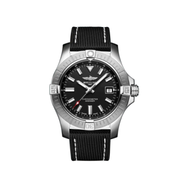 Breitling Avenger Automatic 43 Stainless Steel / Black / Military / Pin