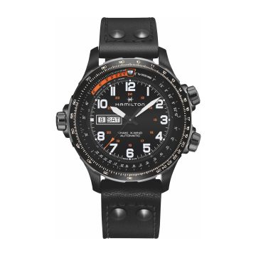 Hamilton Khaki Aviation X Wind Day Date Auto PVD / Black