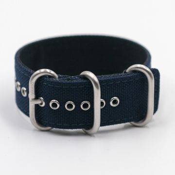 Cordura® Navy Blue Watch Strap - 24mm