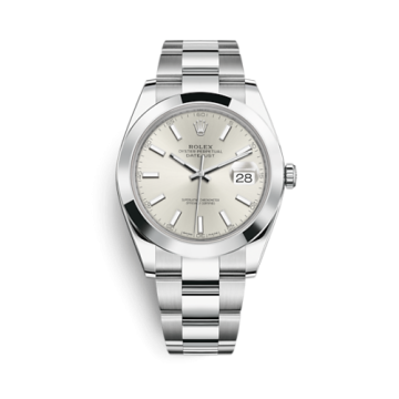 Rolex Datejust 41 Stainless Steel Smooth / Oyster / Silver