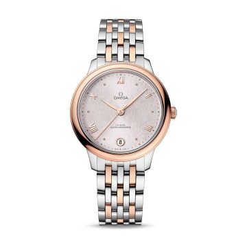 Omega De Ville Master Chronometer 34 Stainless Steel - Sedna Gold / Rose / Bracelet