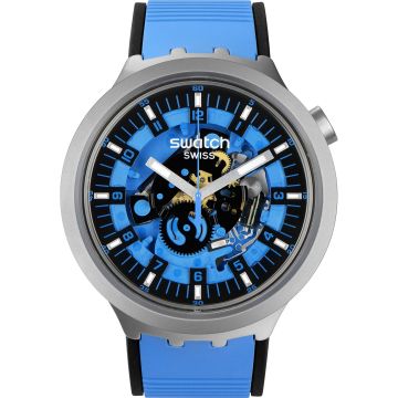 Swatch Big Bold Irony Lacquered Azure Blue Daze