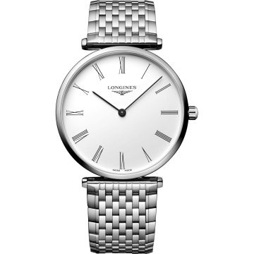 Longines La Grande Classique 38 Stainless Steel / White - Roman / Bracelet