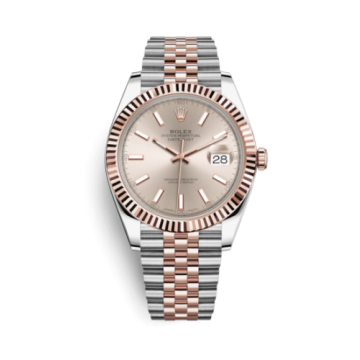 Rolex Datejust 41 Rolesor Everose Fluted / Jubilee / Sundust