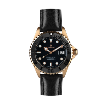 Steinhart Ocean 39 PINK-GOLD Ceramic Diver Watch