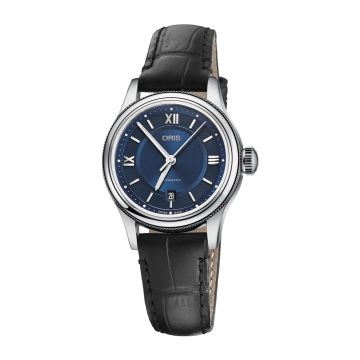 Oris Classic Date Lady 28.5 Stainless Steel / Blue