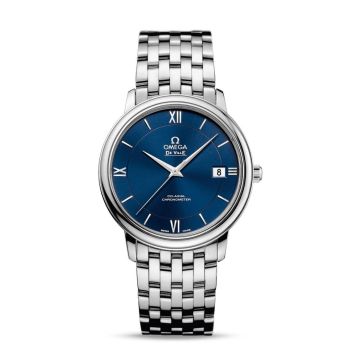 Omega De Ville Prestige Co-Axial 36.8 Stainless Steel / Blue / Bracelet