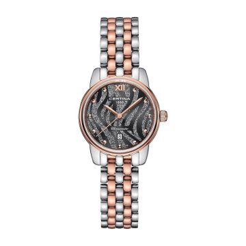 Certina DS-8 Lady Stainless Steel - Rose Gold / Grey / Bracelet
