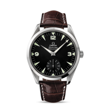 Omega Seamaster Aqua Terra 150M Hand Wound 49.2 Railmaster Stainless Steel / Brown Alligator