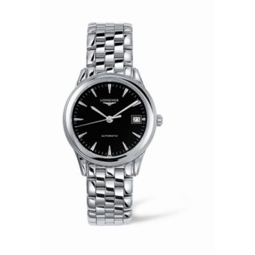 Longines Flagship 35.6 Automatic Stainless Steel Black