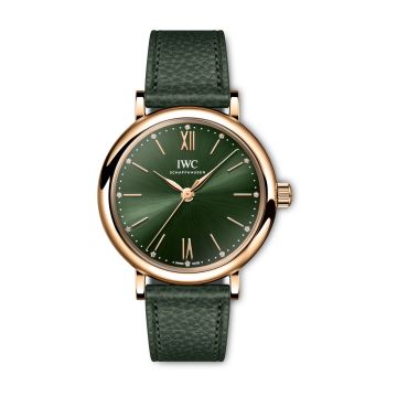 IWC Schaffhausen Portofino 34 Red Gold / Green
