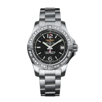 Breitling Colt Lady Diamond / Volcano Black / Bracelet
