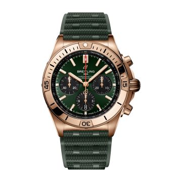 Breitling Chronomat B01 42 Red Gold / Green / Rubber