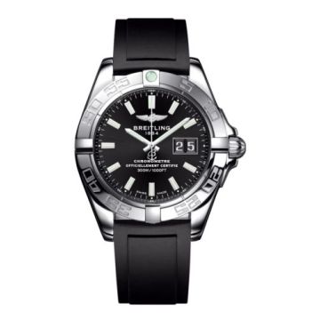 Breitling Galactic 41 Stainless Steel / Onyx Black / Rubber