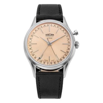 Vulcain Cricket President 39mm Pale Salmon