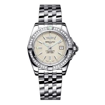 Breitling Galactic 32 Stainless Steel / Diamond / Sierra Silver / Bracelet