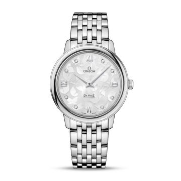 Omega De Ville Prestige Quartz 32.7 Butterfly Stainless Steel / Silver / Bracelet