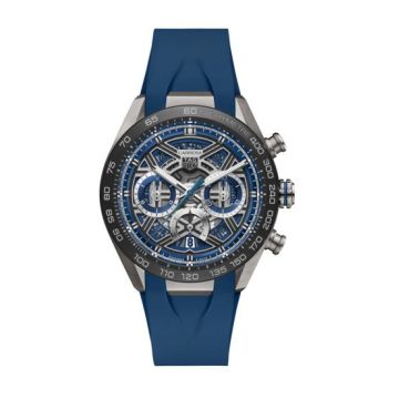 TAG Heuer Carrera Chronograph Extreme Sport Titanium - Ceramic / Blue / Rubber