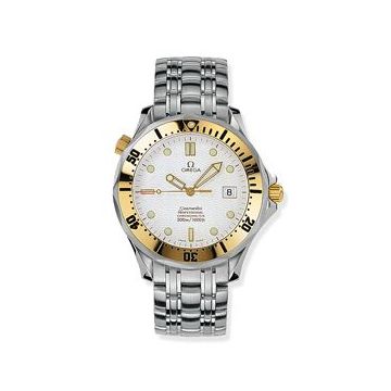 Omega Seamaster Diver 300M Automatic 41 Stainless Steel / Yellow Gold / White / Bracelet
