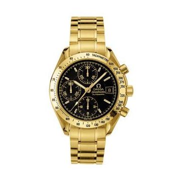Omega Speedmaster Date 39 Yellow Gold / Black / Bracelet