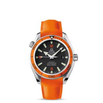 Omega Seamaster Planet Ocean 600M Co-Axial 42 Stainless Steel / Orange / Orange Rubber