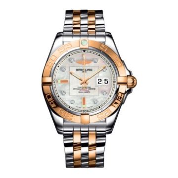 Breitling Galactic 41 Stainless Steel / Rose Gold / Pearl Diamond / Bracelet