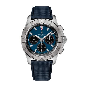 Breitling Avenger B01 Chronograph 42 Stainless Steel / Blue / Strap