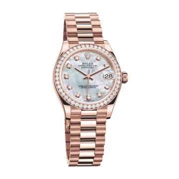 Rolex Datejust 31 Rose Gold / Diamond / MOP / President
