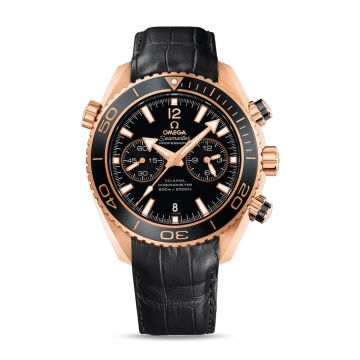 Omega Seamaster Planet Ocean 600M Co-Axial 45.5 Chronograph Red Gold / Ceragold / Alligator