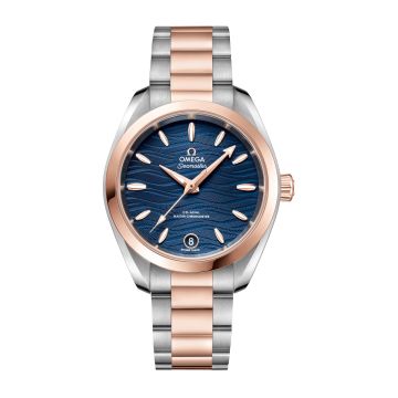 Omega Seamaster Aqua Terra 150M Master Chronometer 34 Stainless Steel / Sedna Gold / Blue-Waves / Bracelet