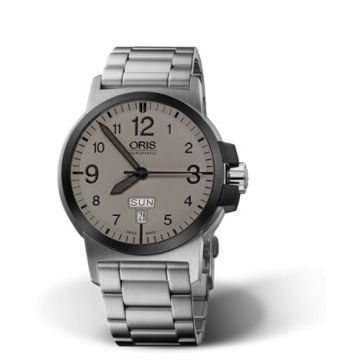Oris BC3 Advanced Day Date Stainless Steel - DLC / Grey / Bracelet