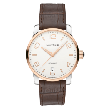 Montblanc TimeWalker Date Automatic 39 Two Tone Red / Silver