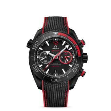 Omega Seamaster Planet Ocean 600M Co-Axial 45.5 Master Chronometer Chronograph Deep Black Red / Volvo Ocean Race